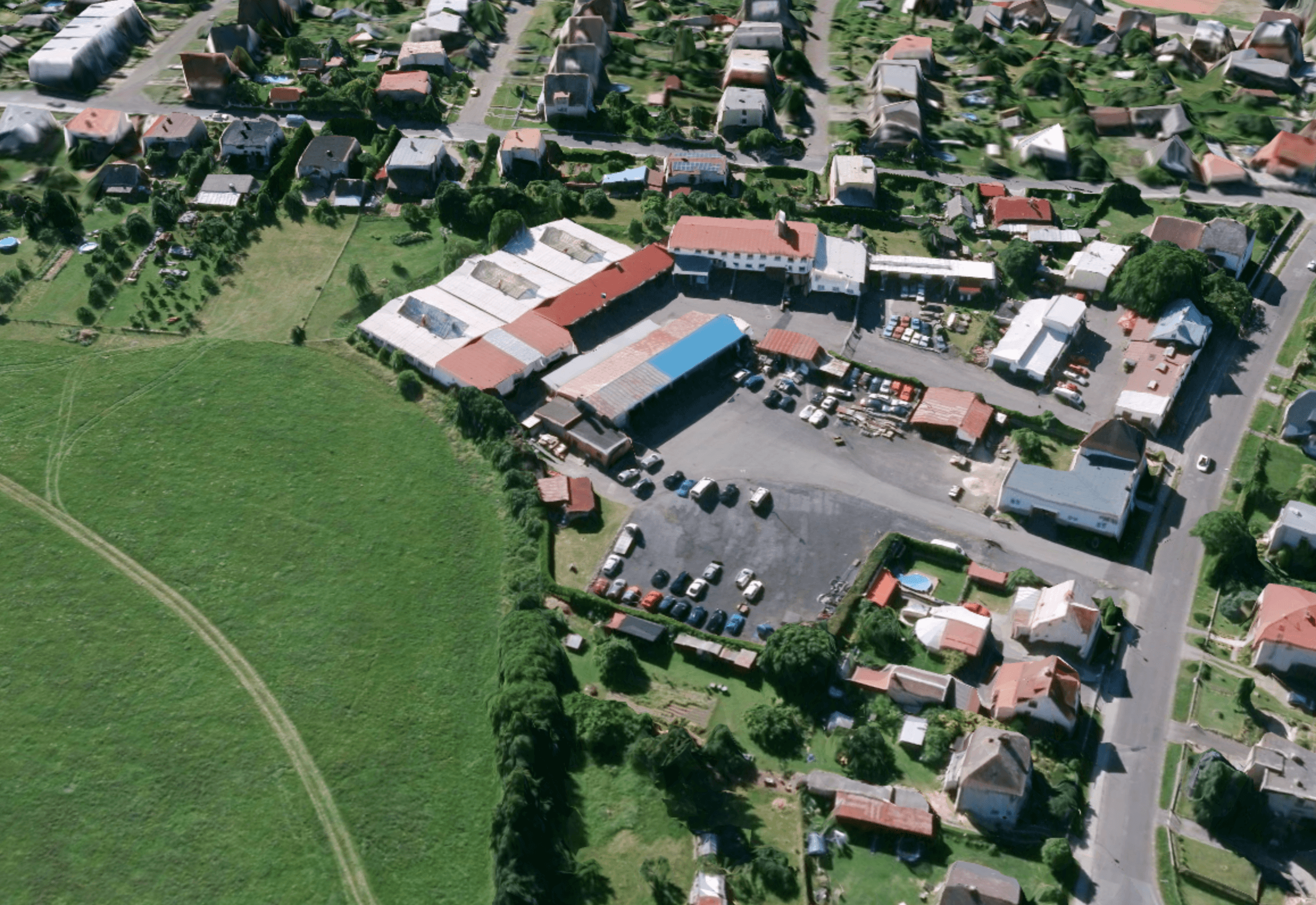 Production and administrative area Planá