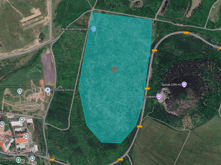 Průmyslový pozemek Most