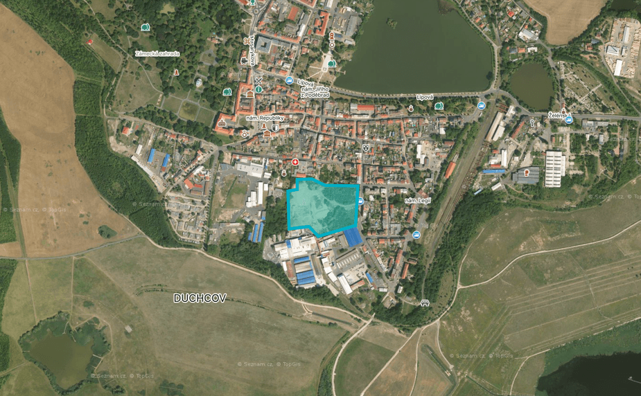 Industrial land Duchcov