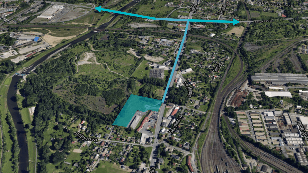 Commercial land Ostrava-Kunčice