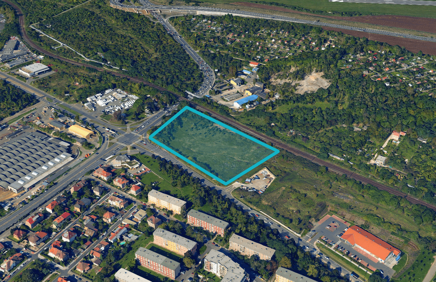 Exclusive commercial land in Hloubětín