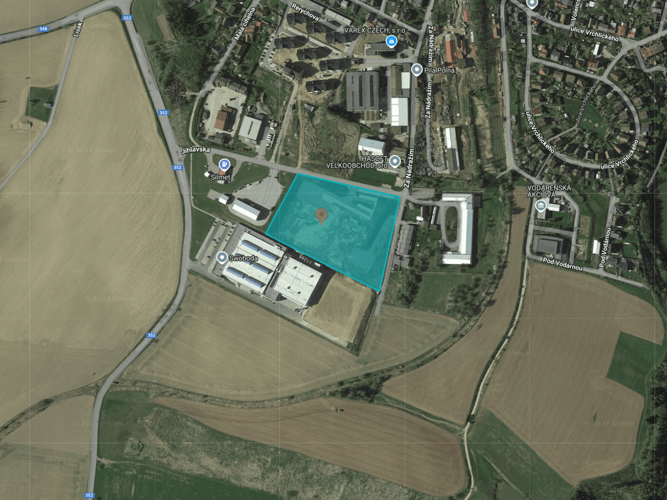 Industriální pozemek Polná